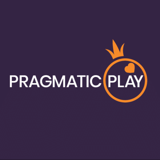 Pragmatic Play Logo on a purple background