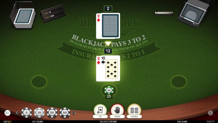 Blackjack multi-hand gameplay