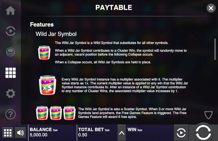 Jammin Jars 2 wild symbol