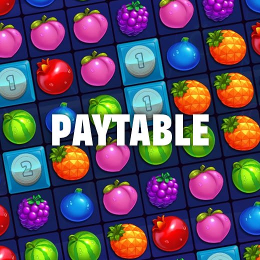Video slot paytable symbols