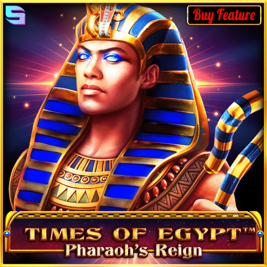 Times of Egypt - Pharaoh’s Reign game icon featuring a pharaoh