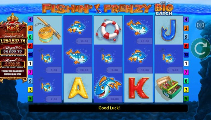 Fishin’ Frenzy Big Catch Jackpot King - New slot release