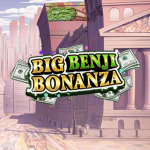 Big Benji Bonanza logo featuring cash and an illustrated version of Wall Street