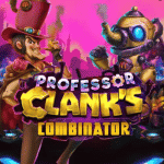 Professor Clank's Combinator logo featuring the game's mascot