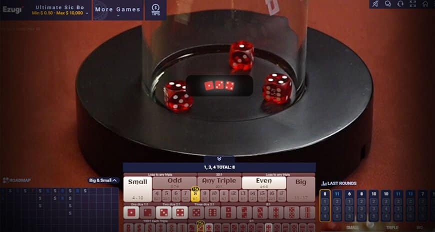 dice are rolled