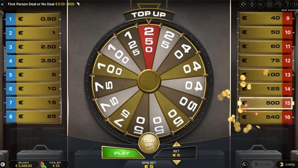 top up round