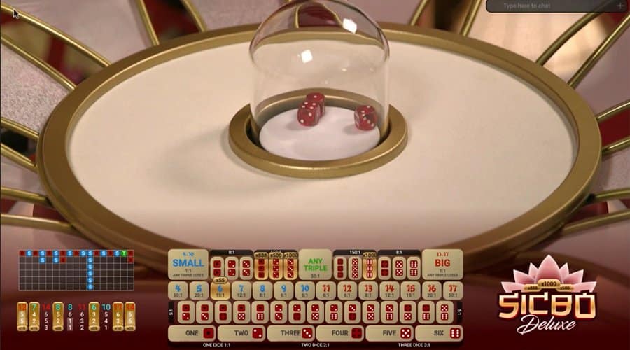 Sic bo deluxe gameplay