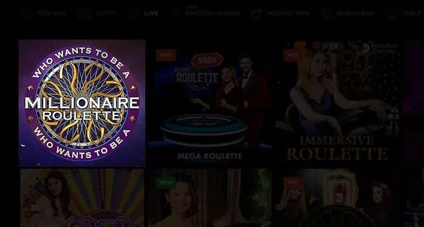 who want to be a millionaire online casinos that offer it