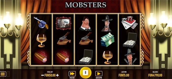 Mobsters is a popular slot powered by Urgent Games