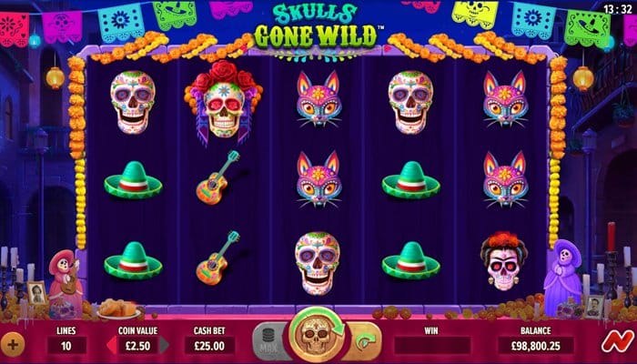 Skulls Gone Wild is a very popular slot