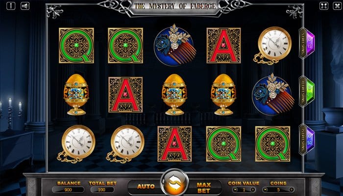 The Mystery of Faberge is a popular slot powered Charismatic