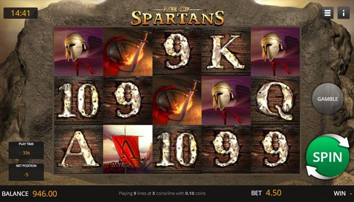 Age of Spartans is a popular slot developed by Genii