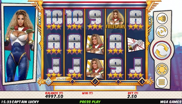 Captain Lucky is a popular slot powered by MGA Games