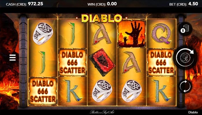 Diablo is a popular slot developed by WorldMatch