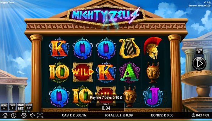 Mighty Zeus is a popular slot developed by Markor Technology