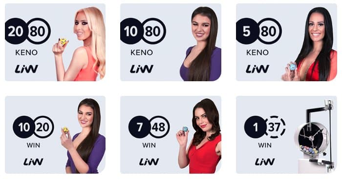 Some of the top games from Lotto Instant Win