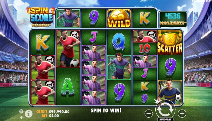 Pragmatic Play's Spin and Score Megaways and it's features