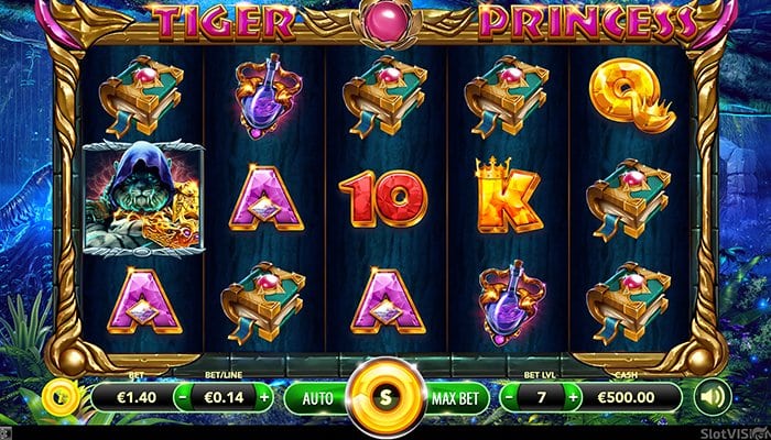 Tiger Princess is a popular slot powered by Slotvision