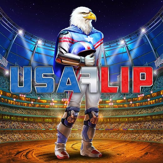 USAFlip video slot game logo
