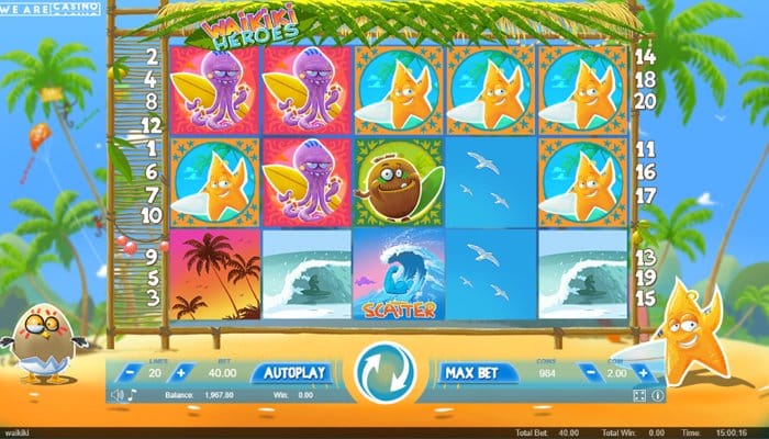 Waikiki Heroes is a popular slot developed by WeAreCasino