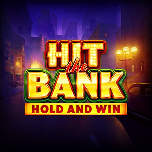 Hit the Bank Hold and Win video slot logo