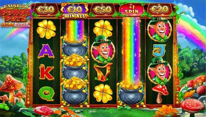 Rainbow Power Pots UltraNudge Free Spins
