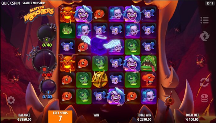 Heaven's Gift feature in Scatter Monsters