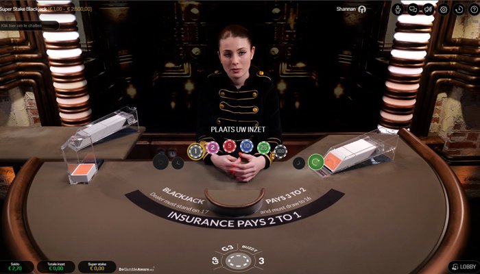 Super Stake Blackjack by Stakelogic