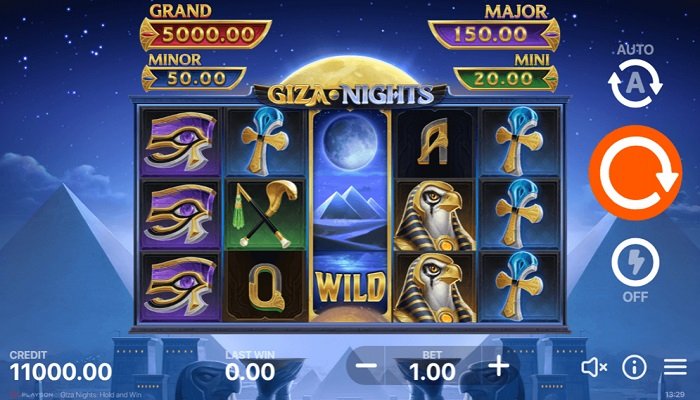 Try out Playson’s new Giza Nights: Hold and Win.