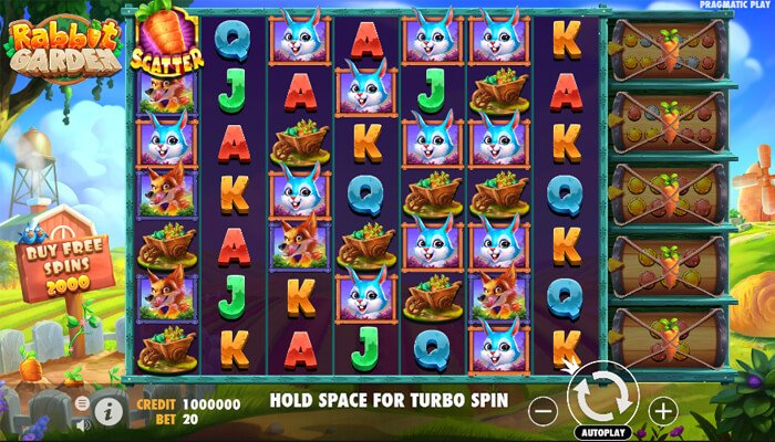 Rabbit Garden slot by Pragmatic play