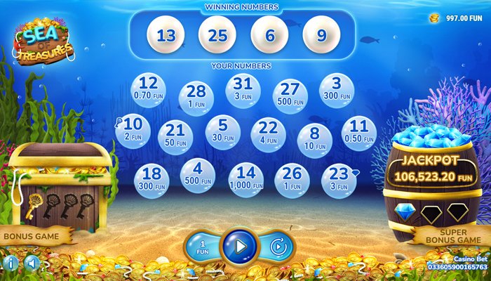 Sea of Treasures is developed by 7777 Gaming