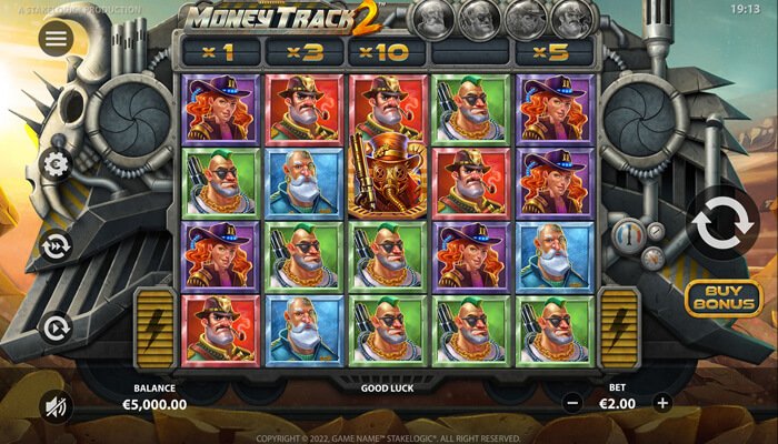 Money Track 2 slot by Stakelogic