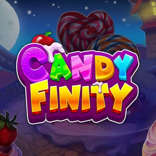 Candyfinity video slot logo