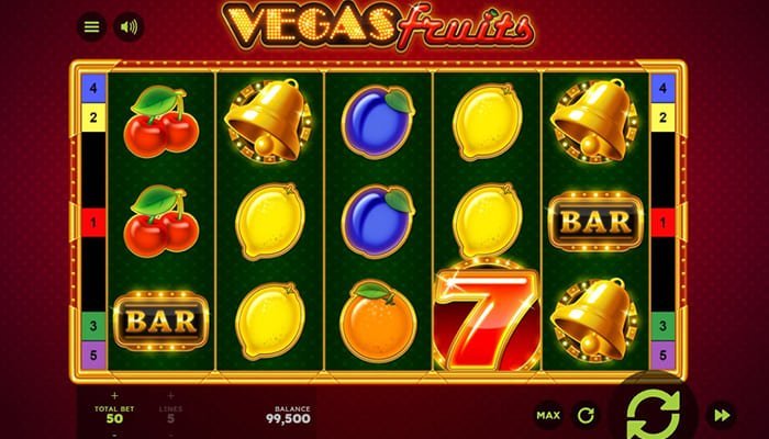 Vegas Fruits slot gameplay