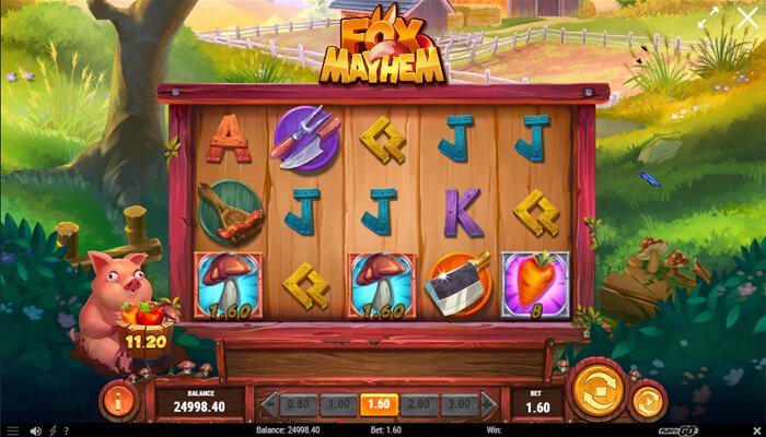 Play'n Go released Fox Mayhem slot