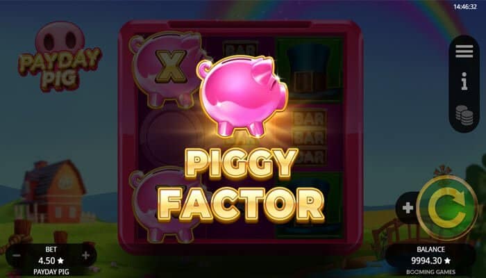Piggy Factor slot feature