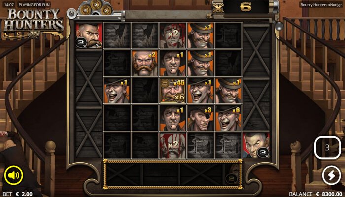 Bounty Hunters slot feature