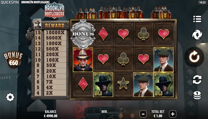 Quickspin's Brooklyn Bootleggers slot