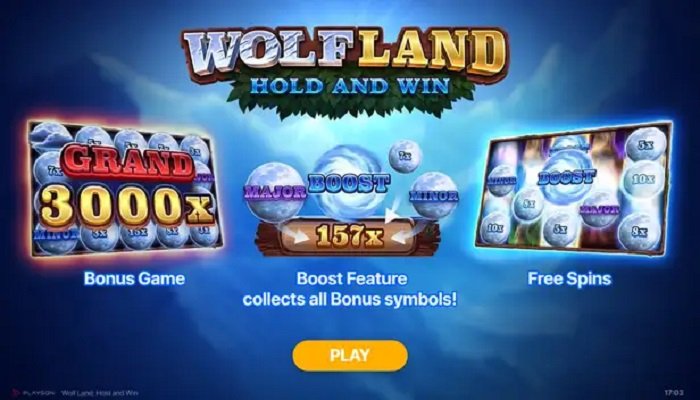 Playson’s Wolf Land: Hold and Win comes packed with features and jackpots!