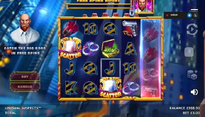 Try out Games Global’s Unusual Suspects online slot.