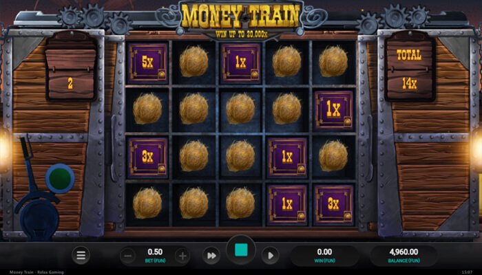 Money Cart bonus round in Money Train
