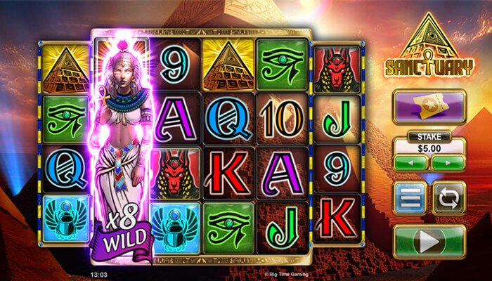 Big Time Gaming released the Sanctuary slot