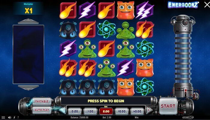 Energoonz Main Game Video Slot