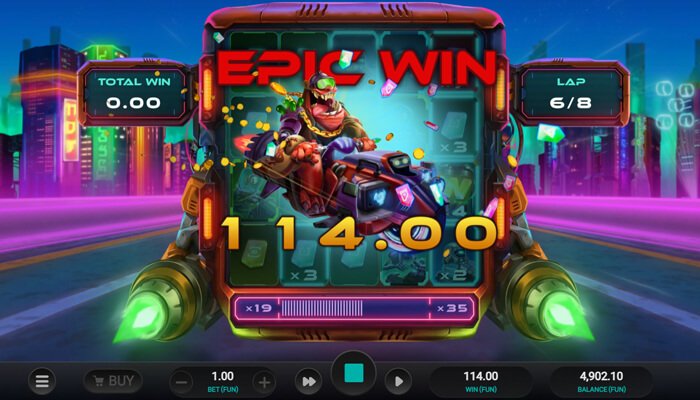 Galactic Racers Dream Drop Video Slot Free Spin