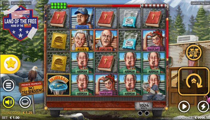 Land of the Free slot from NoLimit City
