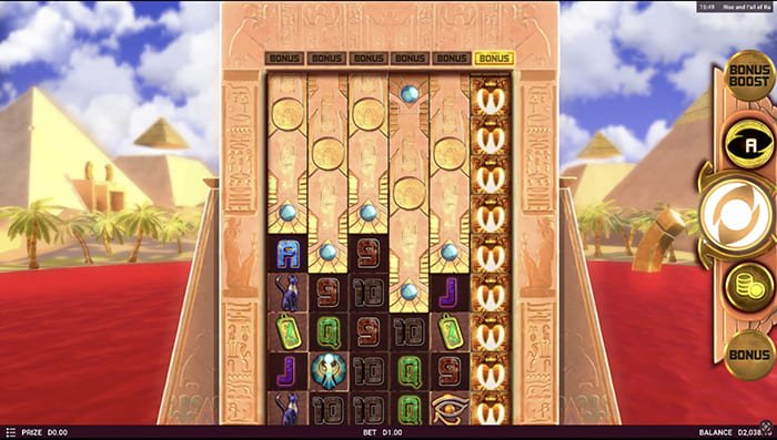 Rise and Fall of Ra video slot gameplay