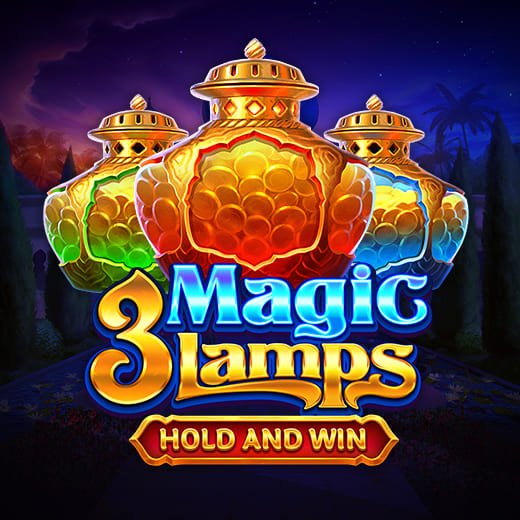 Three Magic Lamps video slot logo