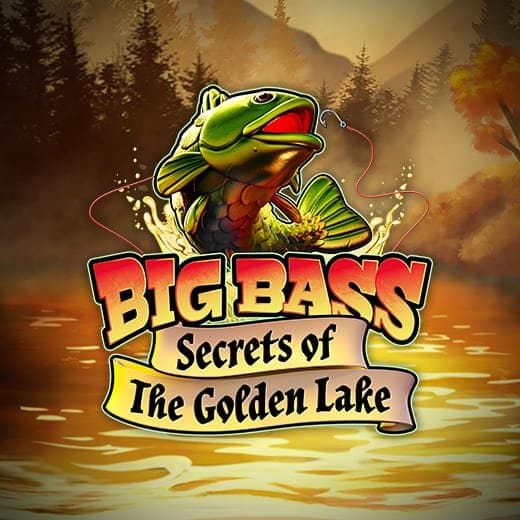 Big Bass Secrets of The Golden Lake video slot logo