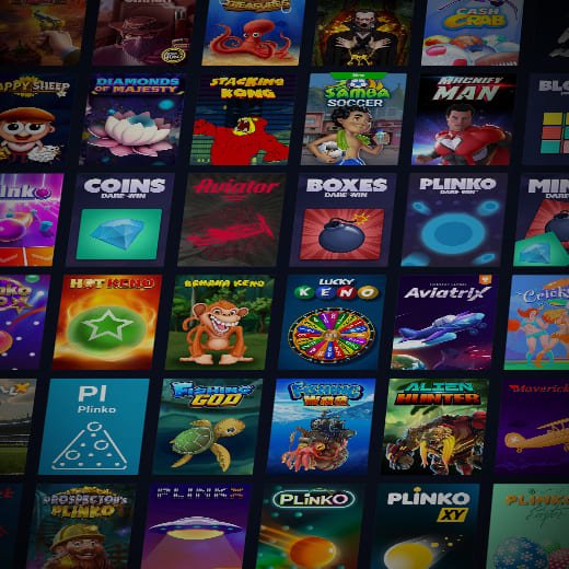 Instant win games selection at online casinos