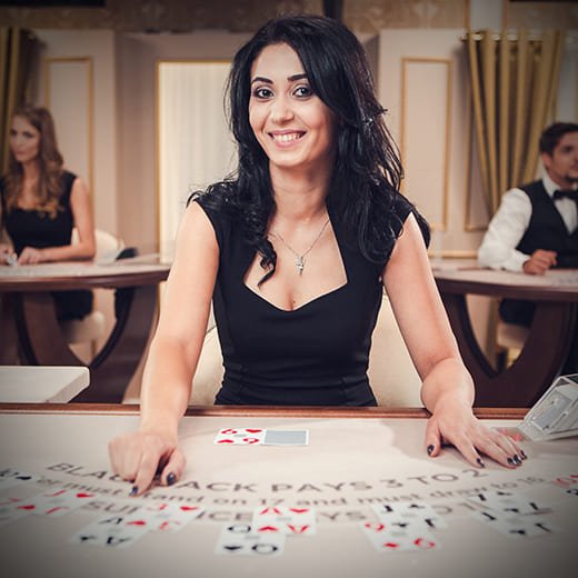 Live Blackjack dealer